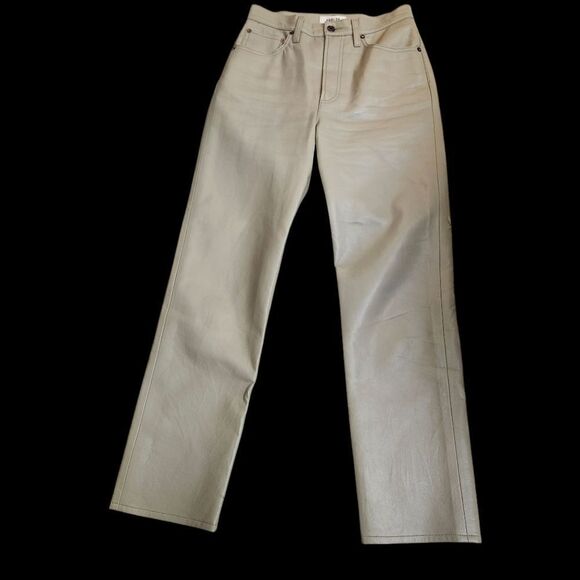 Agolde 90's Pinch waist Patent recycled leather pants‎ Sz 26 - Picture 6 of 12